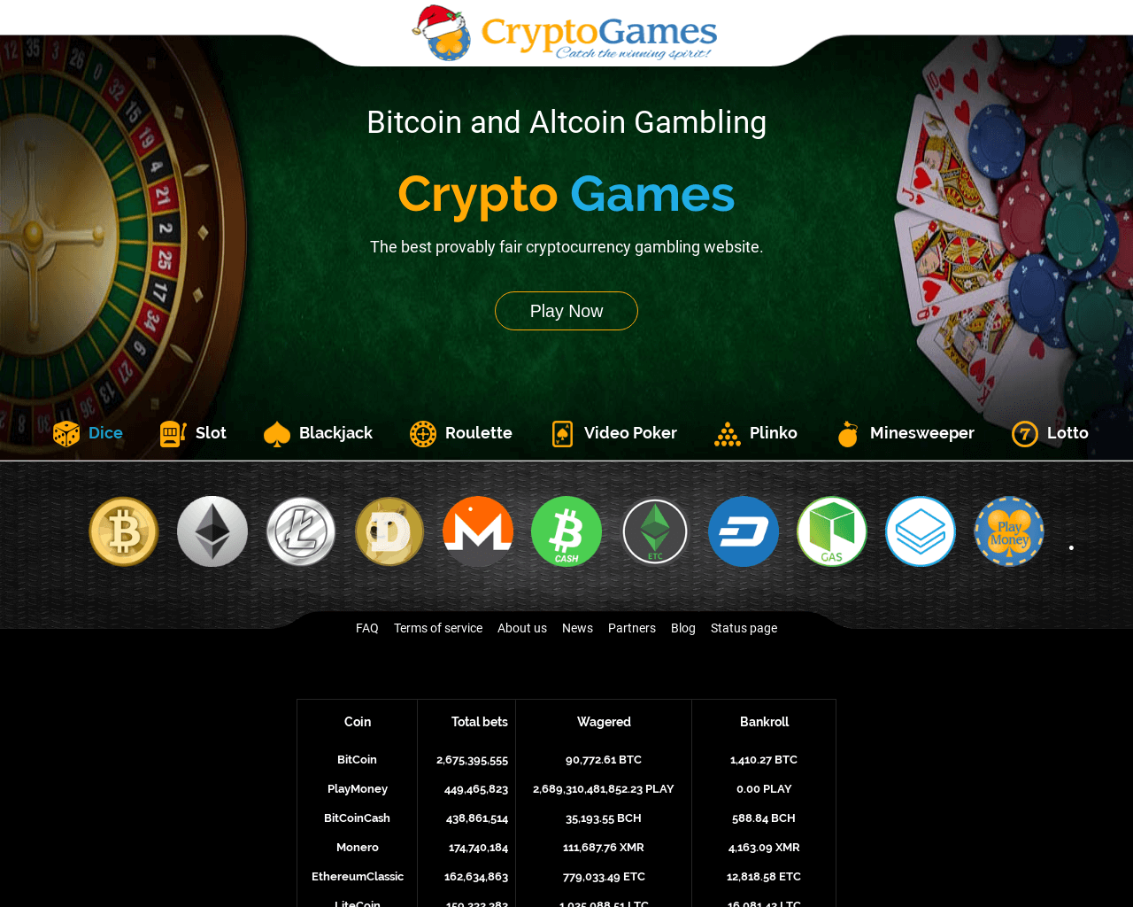 Cryptogames Homepage